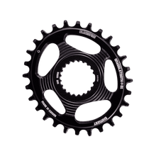 Charger l'image dans la galerie, BLACKSPIRE Shimano 9100/8100/7100 Direct Mount Narrow/Wide Oval Snaggletooth Chainring BLACKSPIRE