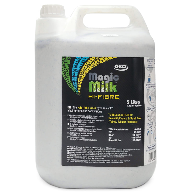 Increvable : Flacon 1 litre OKO - Magic Milk Tubeless - préventif